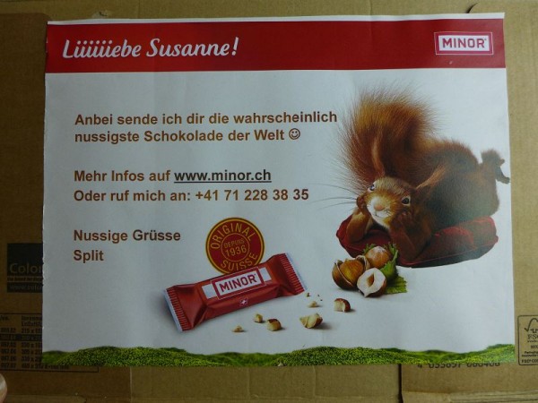Minor-Schokolade