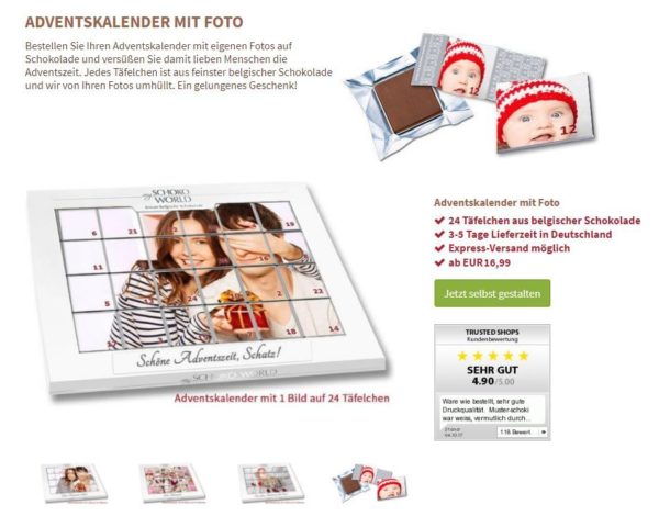 ADVENTSKALENDER MIT FOTO
