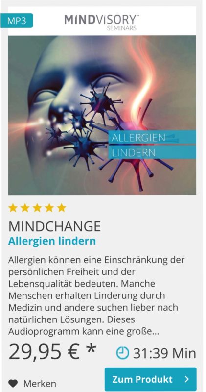 Mentaltraining Allergien lindern